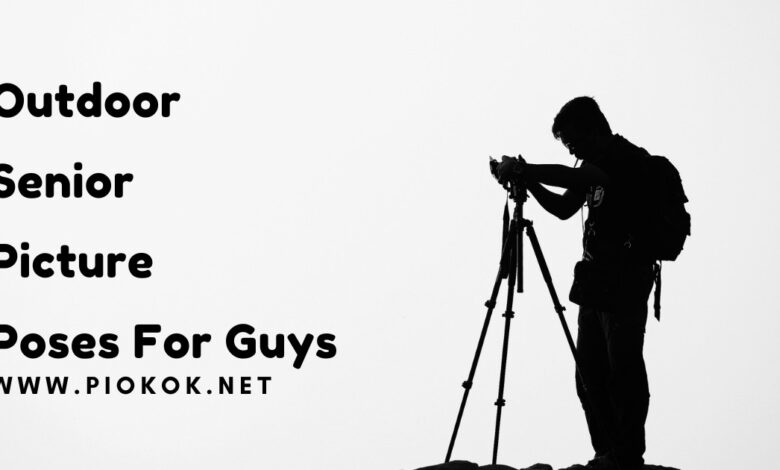 outdoor senior picture poses for guys