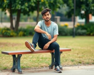 outdoor senior picture poses for guys