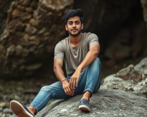 outdoor senior picture poses for guys