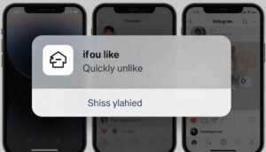 if you like and quickly unlike on instagram