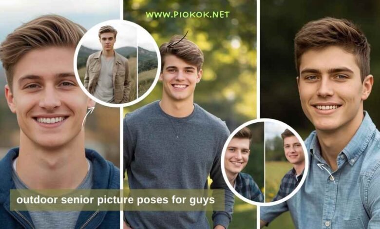 outdoor senior picture poses for guys