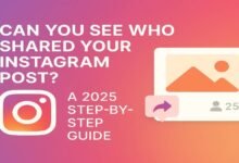 can you see who shared your instagram post