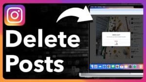 How do I delete an Instagram post