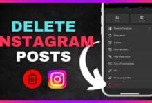 How do I delete an Instagram post