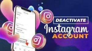 How to deactivate instagram account