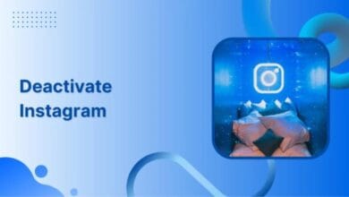 How to deactivate instagram account