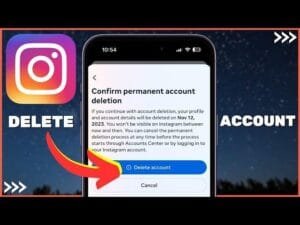 How to delete Instagram account permanently