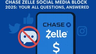 chase zelle social media block
