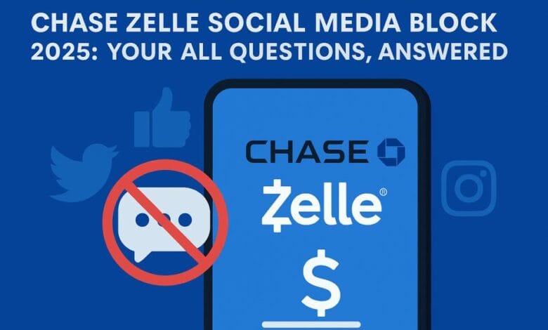 chase zelle social media block