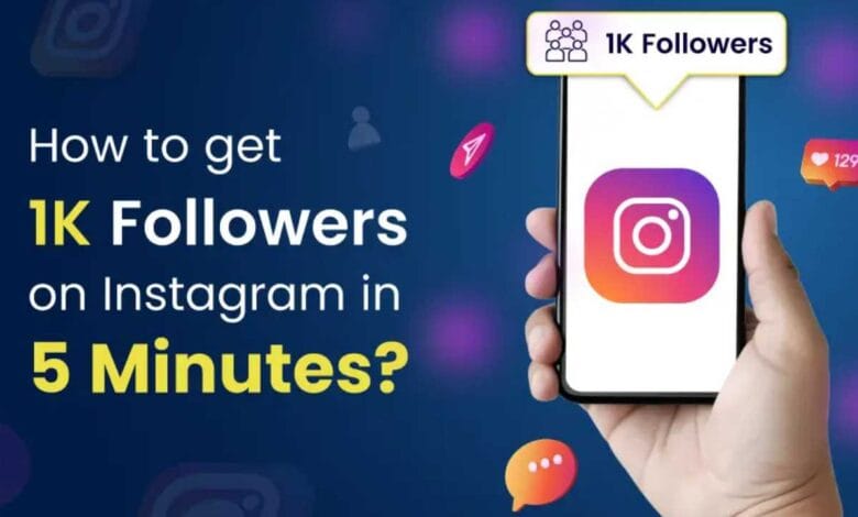 How to get 1k followers on instagram in 5 minutes