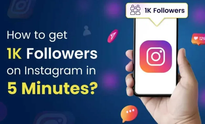 How to get 1k followers on instagram in 5 minutes