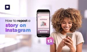 How to repost a story on instagram