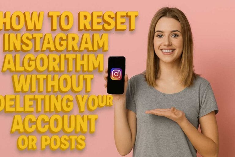 How to reset instagram algorithm