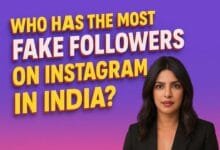 Who has the most fake followers on instagram in india