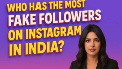 Who has the most fake followers on instagram in india