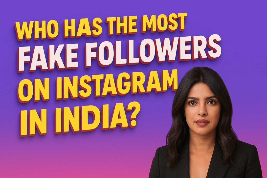Who has the most fake followers on instagram in india