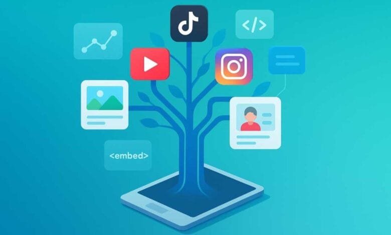 Social media stuff embedtree