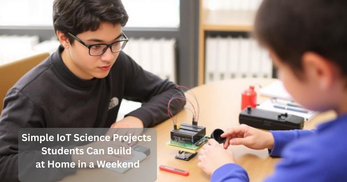 Simple IoT Science Projects Students Can Build at Home in a Weekend