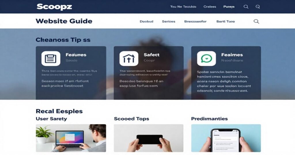 Scoopz Website