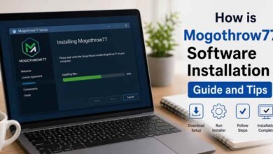 how is mogothrow77 software installation