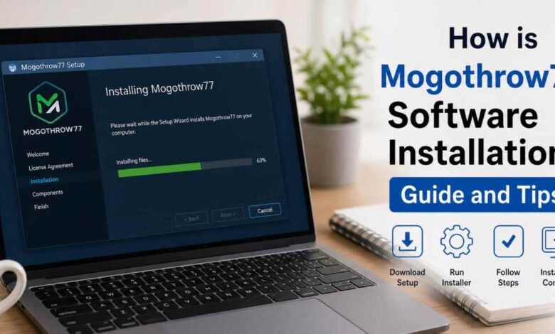 how is mogothrow77 software installation