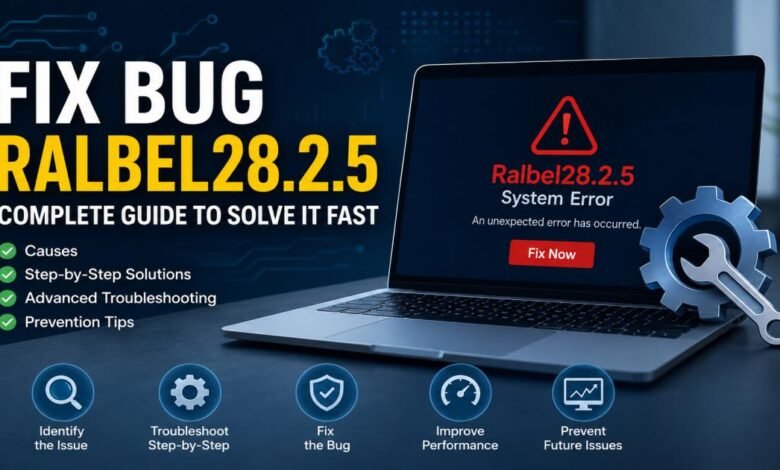 Fix Bug Ralbel28.2.5: Complete Guide to Solve It Fast