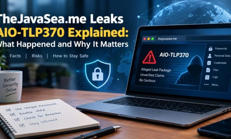 TheJavaSea.me Leaks AIO-TLP370 Explained: What Happened and Why It Matters
